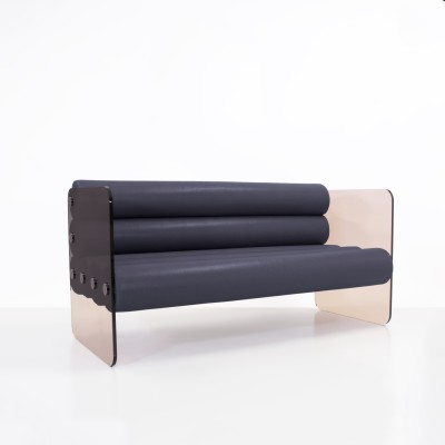 MW02 Design Sofa - Schaumstoffsitz - Bronze PMMA