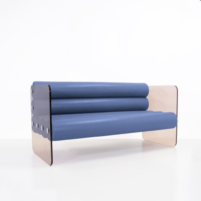 MW02 Design Sofa - Schaumstoffsitz - Bronze PMMA