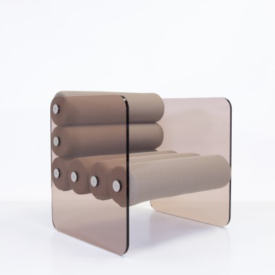 MW01 Design armchair - Foam Seat - Bronze PMMA MW01 Design armchair - Foam Seat - Bronze PMMA