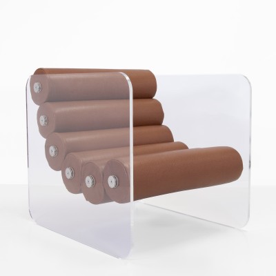 Fauteuil design MW02 en Altuglas - Fait main en France. Fauteuil design MW02 en Altuglas - Fait main en France.
