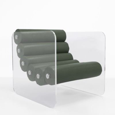 Fauteuil design MW02 en Altuglas - Fait main en France. Fauteuil design MW02 en Altuglas - Fait main en France.
