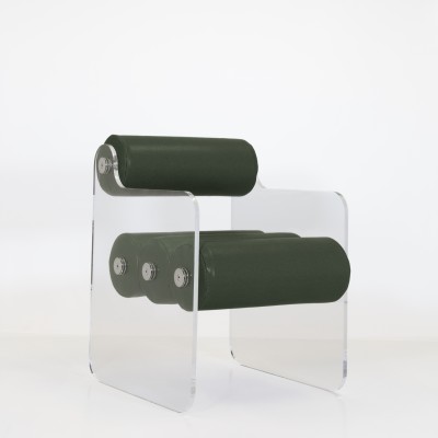 MW04 design chair in altuglas - Handmade in France. MW04 design chair in altuglas - Handmade in France.
