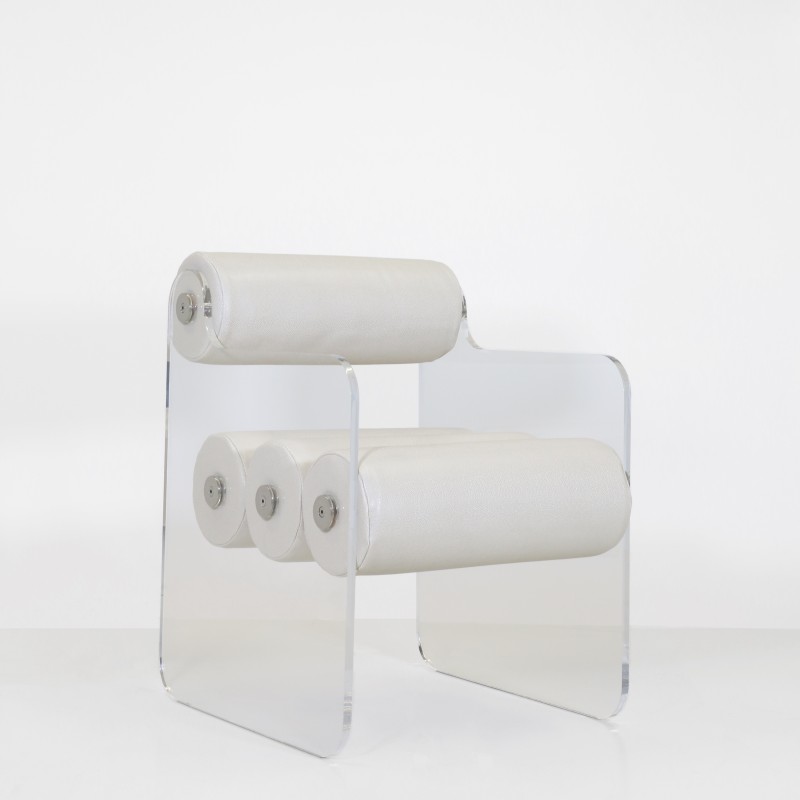 Chaise design MW04 en altuglas - Fait main en France.