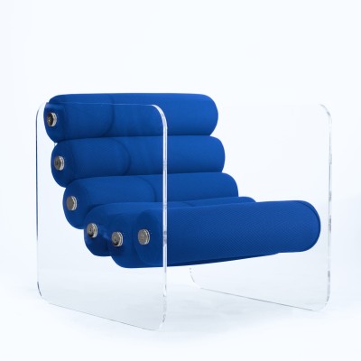 Design armchair MW02 in altuglas - Handmade in France. Design armchair MW02 in altuglas - Handmade in France.