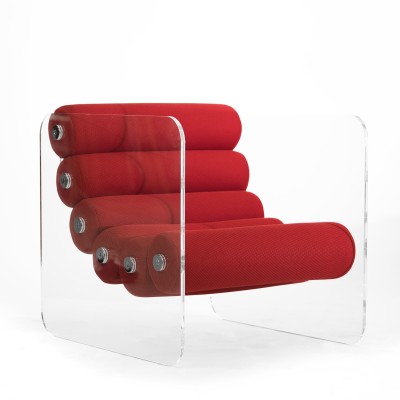 Fauteuil design MW02 en altuglas - Fait main en France. Fauteuil design MW02 en altuglas - Fait main en France.