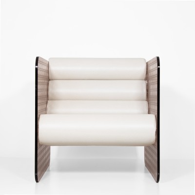 Fauteuil design MW02 modèle cannage - Assise Beige - Fait main en France Fauteuil design MW02 modèle cannage - Assise Beige - Fait main en France