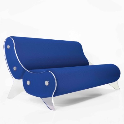 Design-Sofa MW06 aus Acrylglas - Handgefertigt in Frankreich. Design-Sofa MW06 aus Acrylglas - Handgefertigt in Frankreich.