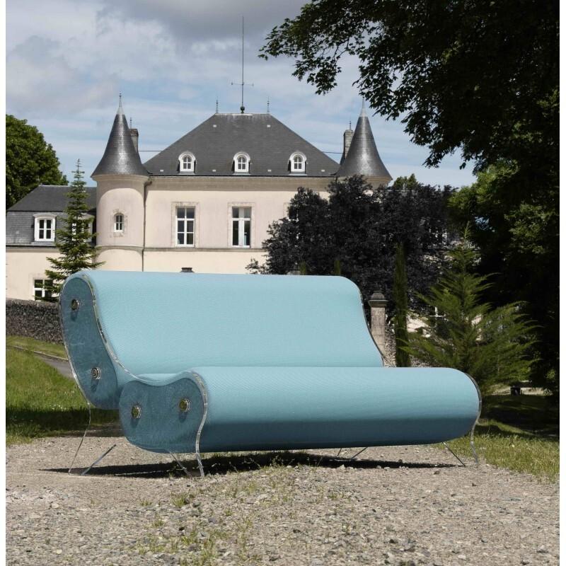 Design-Sofa MW06 aus PMMA - Handgefertigt in Frankreich.