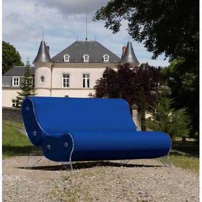 Design-Sofa MW06 aus PMMA - Handgefertigt in Frankreich.