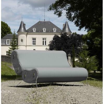 Design-Sofa MW06 aus PMMA - Handgefertigt in Frankreich.
