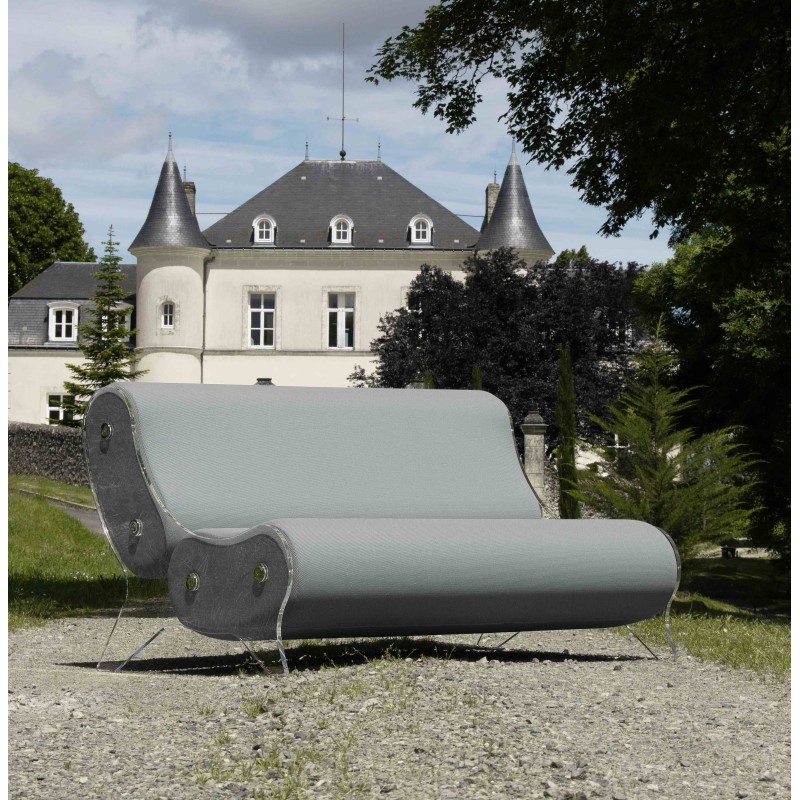 Sofa MW06 Design - Acrylic glass - Handmade in France.