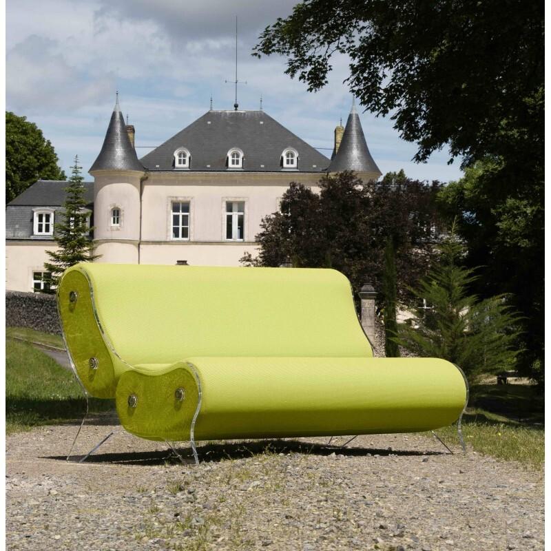 Design-Sofa MW06 aus PMMA - Handgefertigt in Frankreich.