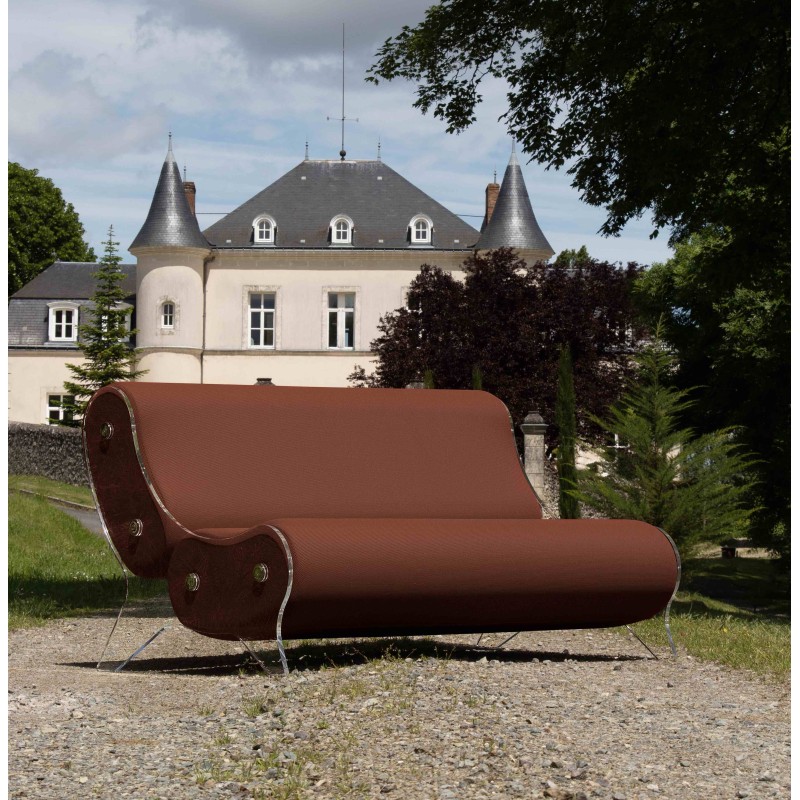 Sofa MW06 Design - Acrylic glass - Handmade in France.