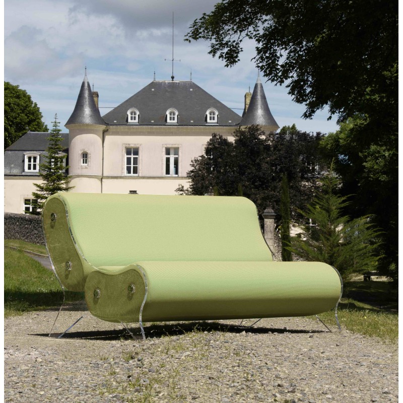 Sofa MW06 Design - Acrylic glass - Handmade in France.