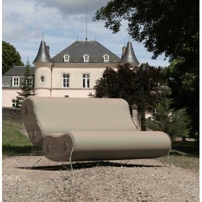 Design-Sofa MW06 aus PMMA - Handgefertigt in Frankreich.