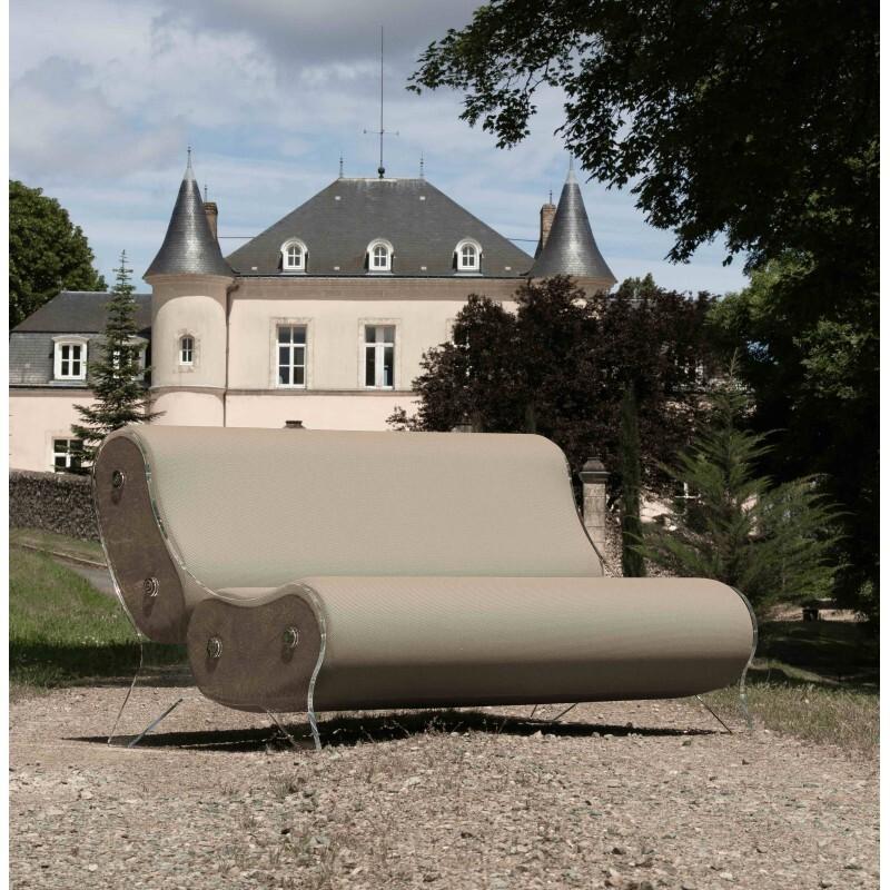 Design-Sofa MW06 aus PMMA - Handgefertigt in Frankreich.