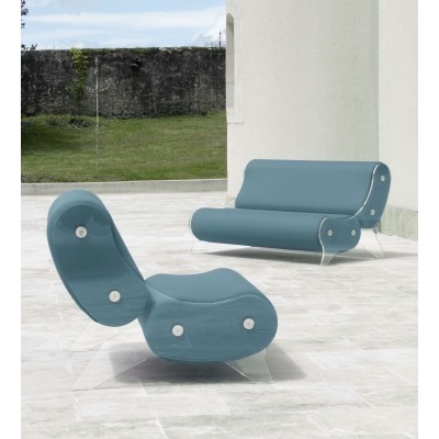 Sofa MW06 Design - Acrylic glass - Handmade in France.