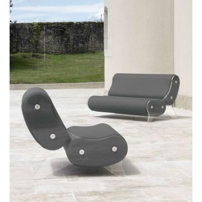 Design-Sofa MW06 aus PMMA - Handgefertigt in Frankreich.