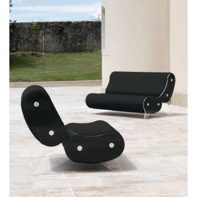 Sofa MW06 Design - Acrylic glass - Handmade in France.