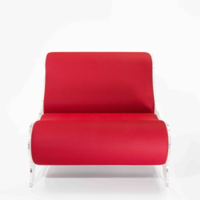 Armchair KUUMO Design - acrylic glass - Handmade in France.