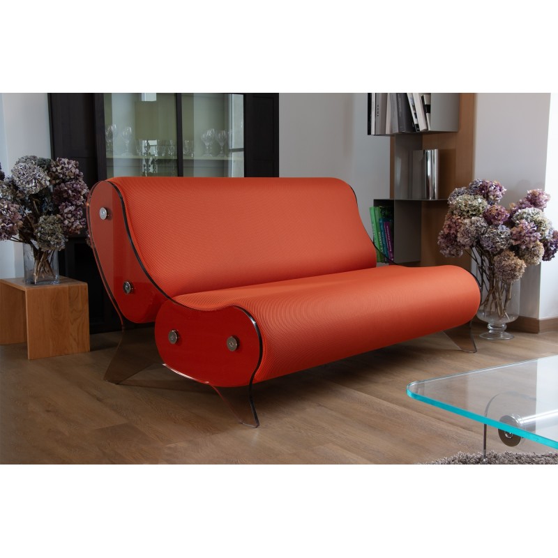 Sofa MW06 Design - Acrylic glass - Handmade in France.