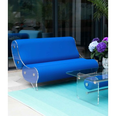 Design-Sofa KUUMO aus Acrylglas - Handgefertigt in Frankreich.