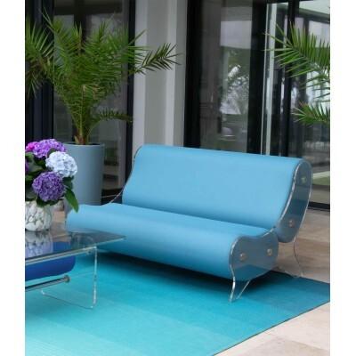 Design-Sofa MW06 aus PMMA - Handgefertigt in Frankreich.