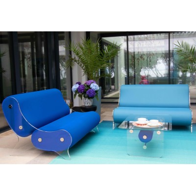 Sofa MW06 Design - Acrylic glass - Handmade in France. Sofa MW06 Design - Acrylic glass - Handmade in France.