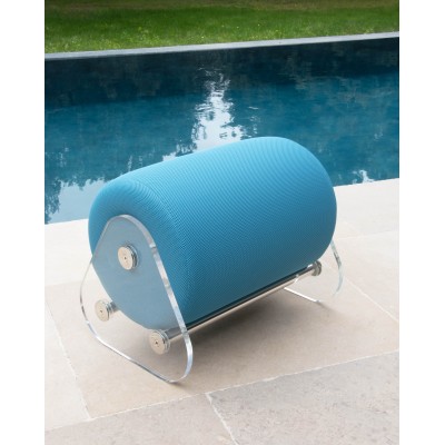 MW06 designer pouf in acrylic glass - Handmade in France. MW06 designer pouf in acrylic glass - Handmade in France.