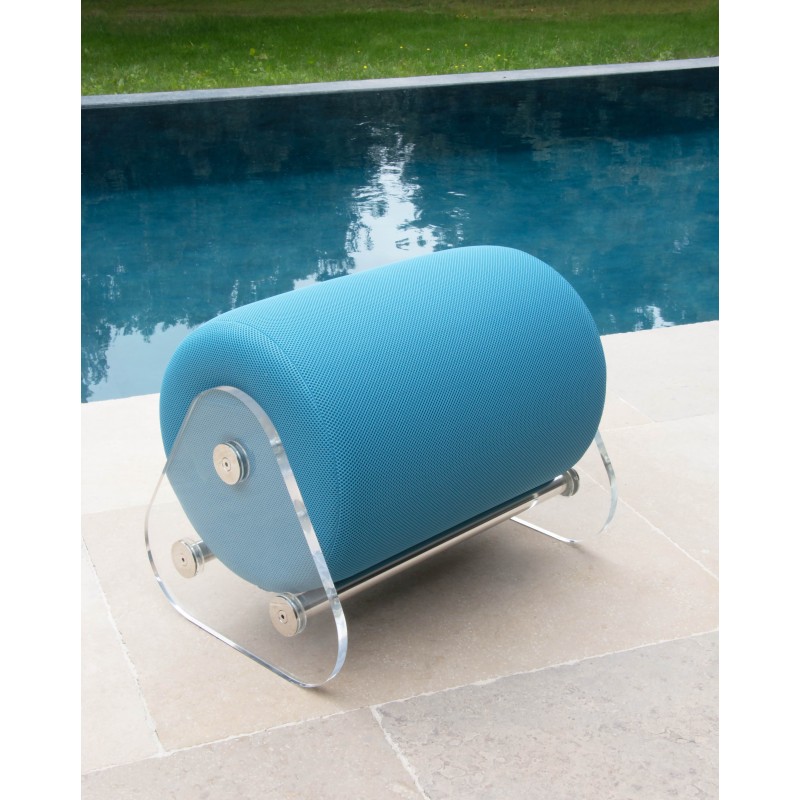 MW06 designer pouf in acrylic glass - Handmade in France. MW06 designer pouf in acrylic glass - Handmade in France.