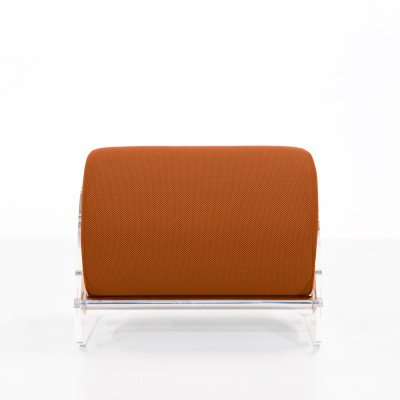MW06 designer pouf in acrylic glass - Handmade in France. MW06 designer pouf in acrylic glass - Handmade in France.