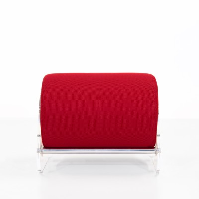 KUUMO designer pouf in acrylic glass - Handmade in France.