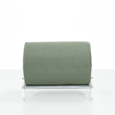 KUUMO designer pouf in acrylic glass - Handmade in France.