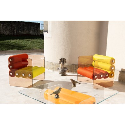 Design-Sessel MW01 - Sitzfläche aus Schaumstoff - Handgefertigt in Frankreich. Design-Sessel MW01 - Sitzfläche aus Schaumstoff - Handgefertigt in Frankreich.
