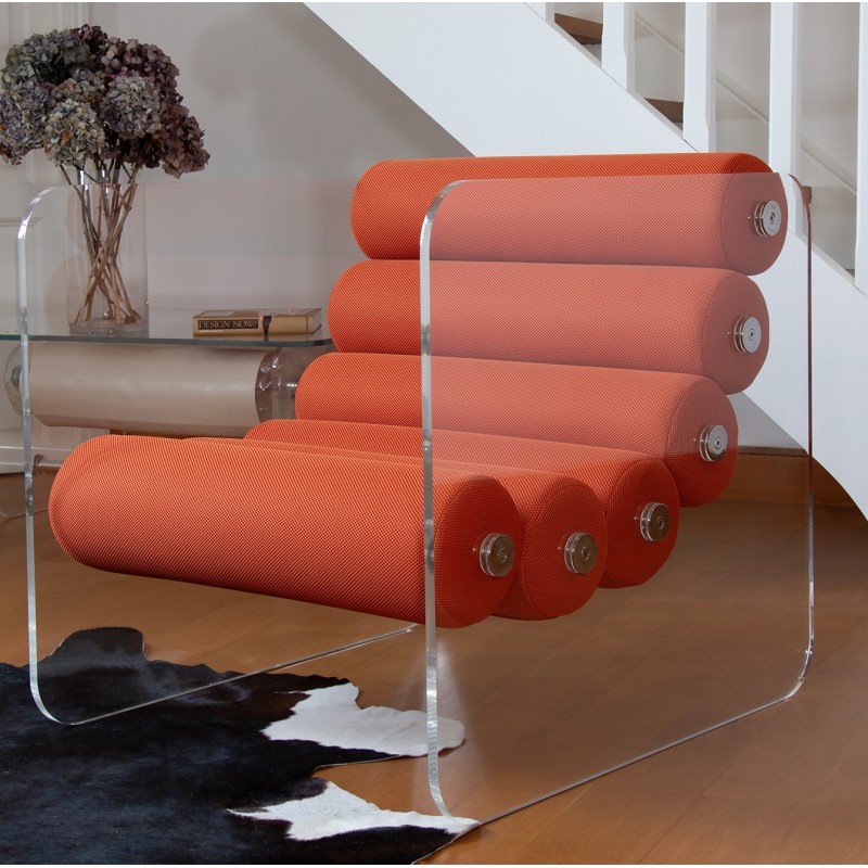 Fauteuil design MW02 en altuglas - Fait main en France. Fauteuil design MW02 en altuglas - Fait main en France.