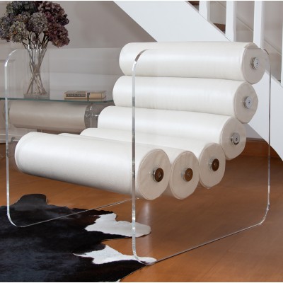 MW02 design armchair in glass - Handmade in France. MW02 design armchair in glass - Handmade in France.