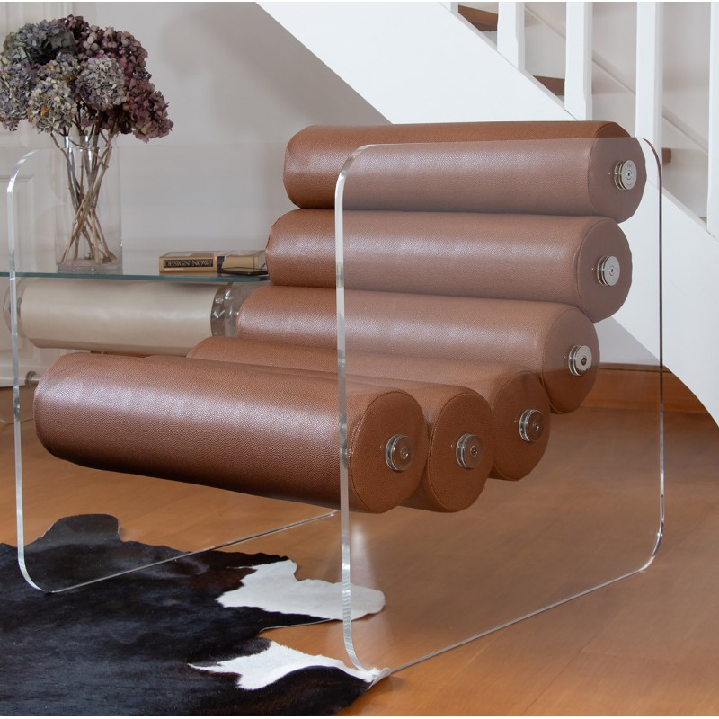 Fauteuil design MW02 en Altuglas - Fait main en France. Fauteuil design MW02 en Altuglas - Fait main en France.