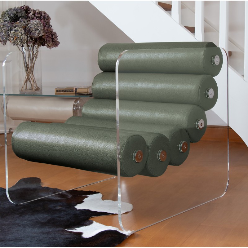 Fauteuil design MW02 en Altuglas - Fait main en France. Fauteuil design MW02 en Altuglas - Fait main en France.