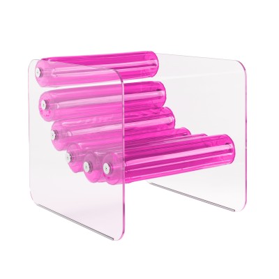 Fauteuil design MW02 verre transparent - Fait main en France. Fauteuil design MW02 verre transparent - Fait main en France.