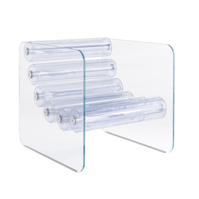 Fauteuil design MW02 verre transparent - Fait main en France. Fauteuil design MW02 verre transparent - Fait main en France.