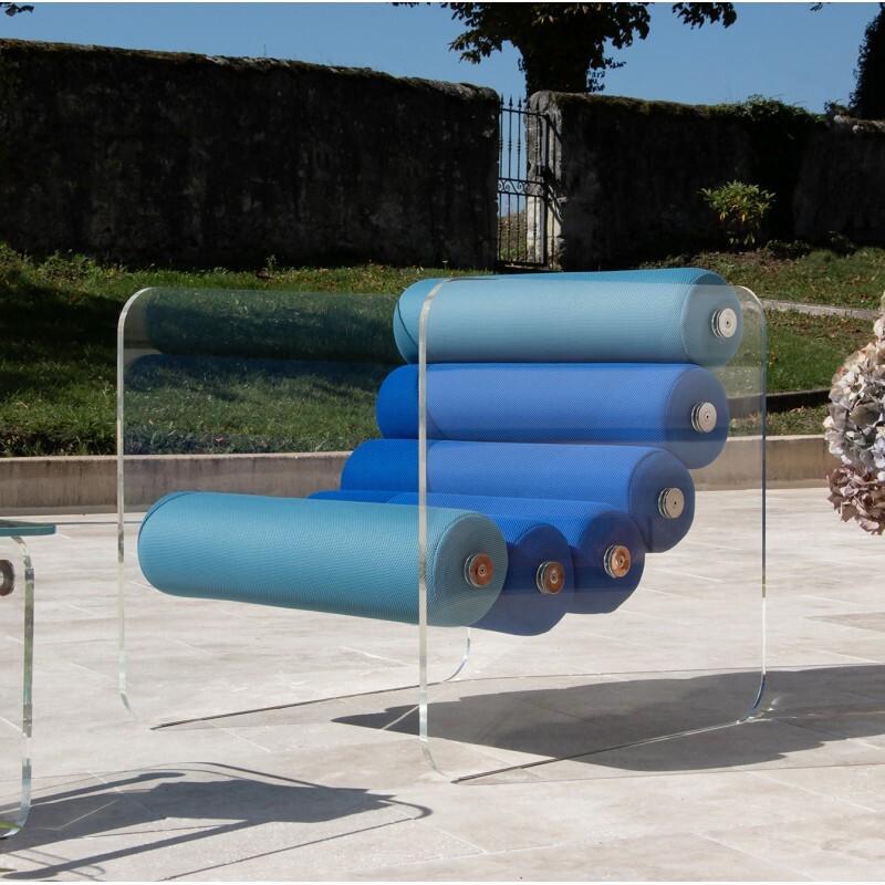 Design-Sessel MW02 aus PMMA - Handgefertigt in Frankreich.
