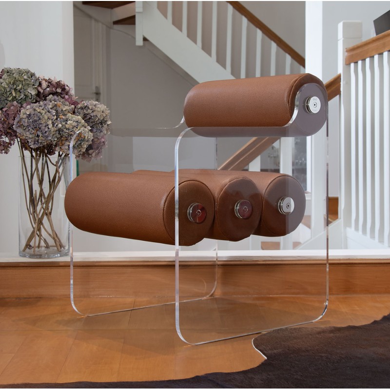 MW04 design chair in altuglas - Handmade in France. MW04 design chair in altuglas - Handmade in France.