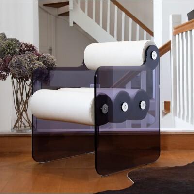 Chaise design MW04 en PMMA - Fait main en France.