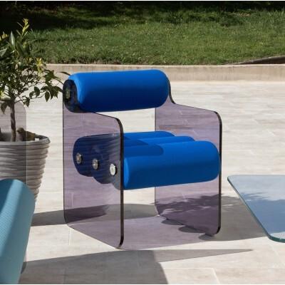 MW04 design chair in PMMA - Handmade in France.