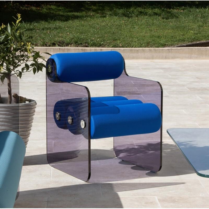 MW04 design chair in PMMA - Handmade in France.