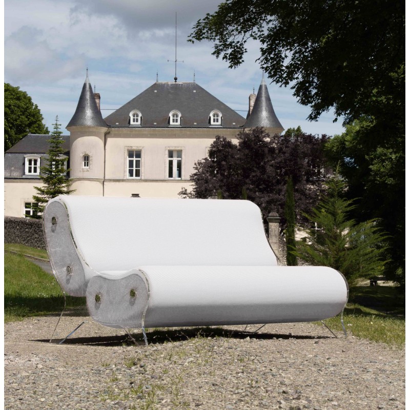 Sofa KUUMO Design - Acrylic glass - Handmade in France.