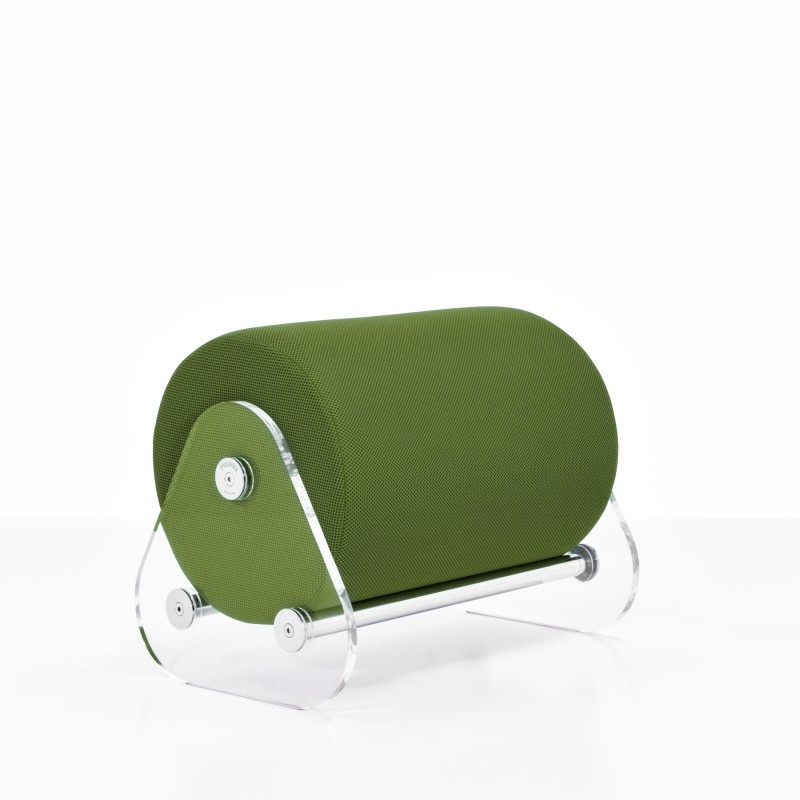 MW06 designer pouf in acrylic glass - Handmade in France. MW06 designer pouf in acrylic glass - Handmade in France.