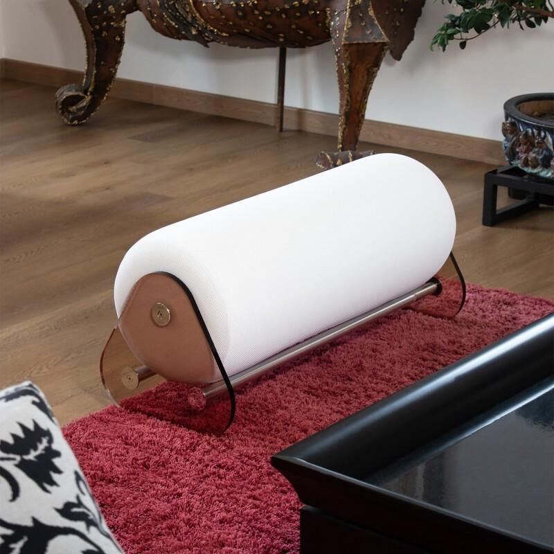 MW06 designer bench in PMMA - Handmade in France.