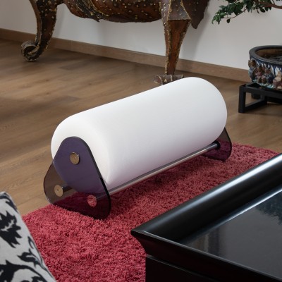Banc design MW06 en verre acrylique - Fait main en France.