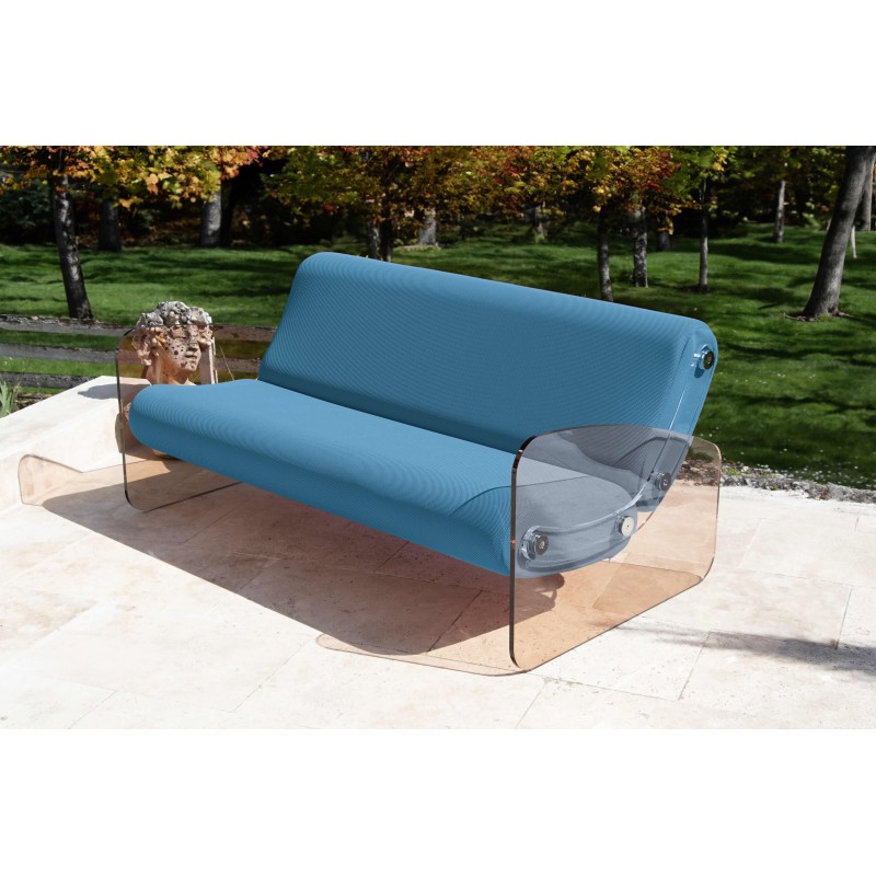 Designer-Sofa MW01 aus bronzefarbenem Acrylglas - Schaumstoffsitz - Handgefertigt in Frankreich. Designer-Sofa MW01 aus bronzefarbenem Acrylglas - Schaumstoffsitz - Handgefertigt in Frankreich.